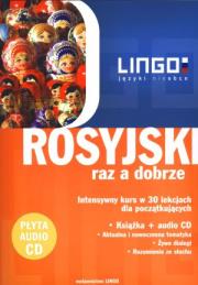 Rosyjski raz a dobrze + CD. Autor: Dąbrowska Halina, Zybert Mirosław. Dadada.pl Okładka książki Rosyjski raz a dobrze + CD
