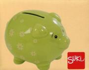 Opakowanie Skarbonka świnka w stokrotki