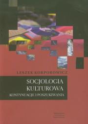 Okładka książki Socjologia kulturowa