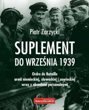 Suplement do września 1939. Autor: Piotr Zarzycki. Dadada.pl Okładka książki Suplement do września 1939