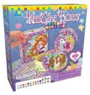 Opakowanie Wyklejane trzy ozdobne pudełeczka