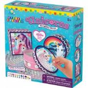 Opakowanie Wyklejane trzy szkatułki z jednorożcami