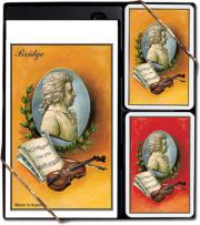 Opakowanie Zestaw brydżowy z bloczkiem Mozart 2 talie