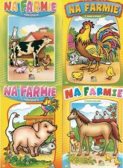 Okładka książki (093) Na farmie. Malowanka z naklejkami MIX