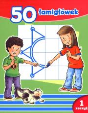 Okładka książki 50 łamigłówek. Zeszyt 1
