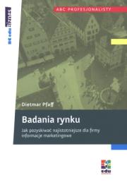 Badania rynku. Autor: Pfaff Dietmar. Dadada.pl Okładka książki Badania rynku