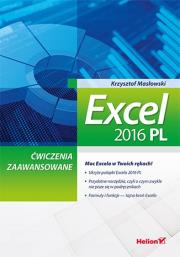 Okładka książki Excel 2016 PL Ćwiczenia zaawansowane