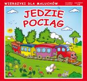 Jedzie pociąg. Autor: Krystian Próchnicki. Emilia Majchrzyk. Dadada.pl Okładka książki Jedzie pociąg