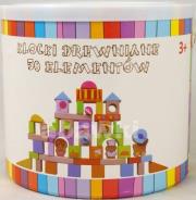 Klocki drewniane 50 elementów Playme. Wydawca: Playme. Dadada.pl Opakowanie Klocki drewniane 50 elementów Playme