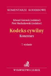 Kodeks cywilny Komentarz. Autor: Machnikowski Piotr. Dadada.pl Okładka książki Kodeks cywilny Komentarz