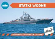 Kolorowanka z naklejkami. Statki wodne. Autor: Kochanowska-Sabljak Agnieszka, Regner Marek. Dadada.pl Okładka książki Kolorowanka z naklejkami. Statki wodne