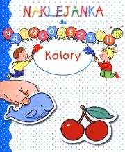 Okładka książki Kolory. Naklejanki dla najmłodszych