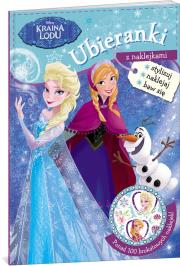 Okładka książki Kraina Lodu. Ubieranki z naklejkami.
