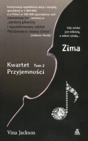 Kwartet Przyjemności Tom 2 Zima. Autor: Jackson Vina. Dadada.pl Okładka książki Kwartet Przyjemności Tom 2 Zima