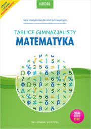Matematyka Tablice gimnazjalisty. Autor: Opracowanie zbiorowe. Dadada.pl Okładka książki Matematyka Tablice gimnazjalisty
