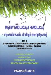 Między ewolucją a rewolucją - w poszukiwaniu strategii energetycznej Tom 2. Autor: Maj Julian, Kwiatkiewicz Piotr, Szczerbowski Radosław. Dadada.pl Okładka książki Między ewolucją a rewolucją - w poszukiwaniu strategii energetycznej Tom 2