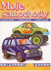 Moje samochody. Autor: Mariola Budek. Dadada.pl Okładka książki Moje samochody