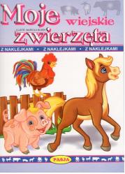 Moje wiejskie zwierzęta. Autor: Il. Mariola Budek. Dadada.pl Okładka książki Moje wiejskie zwierzęta