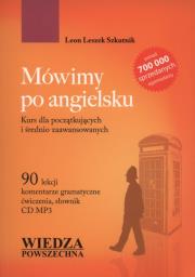 Mówimy po angielsku +MP3. Autor: Szkutnik Leon Leszek. Dadada.pl Okładka książki Mówimy po angielsku +MP3
