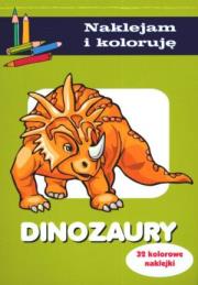 Okładka książki Naklejam i koloruję - Dinozaury II