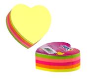 Okładka książki Notes serduszko mix 5 kolorów neon 250 kart.