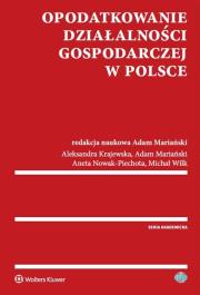 Okładka książki Opodatkowanie działalności gospodarczej w Polsce