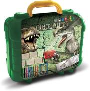 Opakowanie Pieczątki Zestaw podróżny Dinozaury