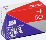 Opakowanie Pinezki srebrne (50szt*10) GRAND