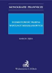 Okładka książki Podmiotowość prawna wspólnot mieszkaniowych