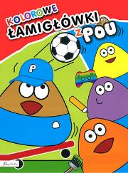 POU Kolorowe łamigłówki. Autor: praca zbiorowa. Dadada.pl Okładka książki POU Kolorowe łamigłówki