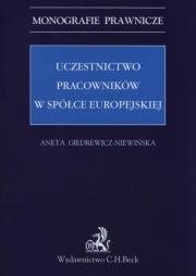 Okładka książki Uczestnictwo pracowników w spółce europejskiej