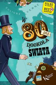 W 80 dni dookoła świata. Autor: Juliusz Verne. Dadada.pl Okładka książki W 80 dni dookoła świata