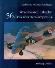 Wrześniowe Eskadry. 56. Eskadra Towarzysząca. Autor: Andrzej Olejko. Dadada.pl Okładka książki Wrześniowe Eskadry. 56. Eskadra Towarzysząca