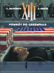 XIII Tom, 22 Powrót do Greenfalls. Autor: Yves Sente. Dadada.pl Okładka książki XIII Tom, 22 Powrót do Greenfalls