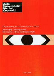 Opakowanie Zabytkoznawstwo i Konserwatorstwo  XXXVII