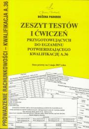 Zeszyt testów i ćwiczeń. Kwalifikacja A.36. Autor: Bożena Padurek. Dadada.pl Okładka książki Zeszyt testów i ćwiczeń. Kwalifikacja A.36