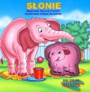 ZOO pełne hałasów - Słonie. Autor: Parent Nancy. Dadada.pl Okładka książki ZOO pełne hałasów - Słonie