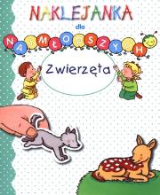Okładka książki Zwierzęta. Naklejanki dla najmłodszych