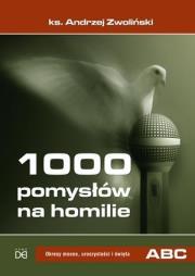 Okładka książki 1000 pom. na homilie T.2 Wielki Post, Wielkanoc...