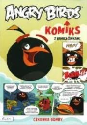 Okładka książki Angry Birds. Komiks z łamigłówkami. Czkawka Bomby