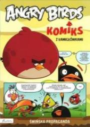 Opakowanie Angry Birds. Komiks z łamigłówkami. Świńska propaganda
