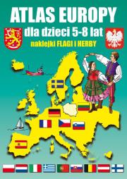 Okładka książki Atlas Europy dla dzieci 5-8 lat