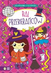 Okładka książki Bal przebierańców Kolorowanki z historyjką