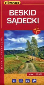 Beskid Sądecki Mapa turystyczna 1:50 000. Wydawca: Compass. Dadada.pl Opakowanie Beskid Sądecki Mapa turystyczna 1:50 000