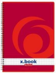 Opakowanie Brulion na spirali A5/80K kratka x.book  (4szt)