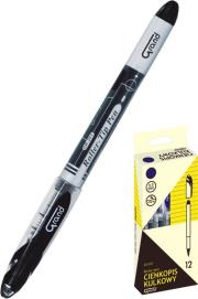 Opakowanie Cienkopis kulkowy Grand GR-203 czarny 12 sztuk