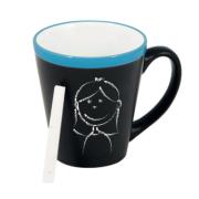 Opakowanie Czarny Kubek Unicef z Tablicą do Pisania zwężany