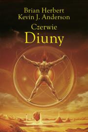 Czerwie Diuny. Autor: Brian Herbert, Kevin J. Anderson. Dadada.pl Okładka książki Czerwie Diuny