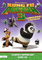 Dream Works Kung Fu Panda 3 Mistrzowie kung-fu Łamigłówki z naklejkami. Autor: OPRACOWANIE  ZBIOROWE. Dadada.pl Okładka książki Dream Works Kung Fu Panda 3 Mistrzowie kung-fu Łamigłówki z naklejkami