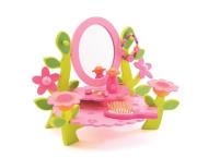 Drewniana toaletka z akcesoriami. Wydawca: Djeco. Dadada.pl Opakowanie Drewniana toaletka z akcesoriami